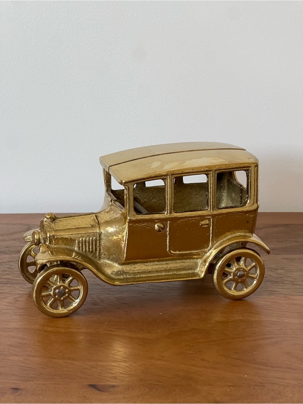 Vintage Solid Brass car – Stamped Canada
